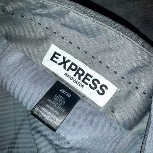 express men’s gray dress pants